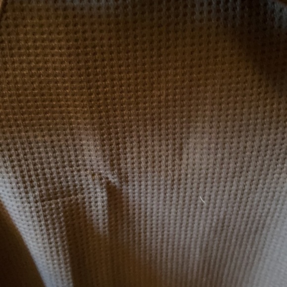 Grey Golf shirt with silver contrast. Fits like XL - Picture 2 of 5